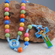 Plastic beads rosary